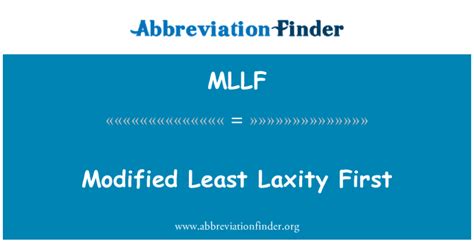 mllf meaning.